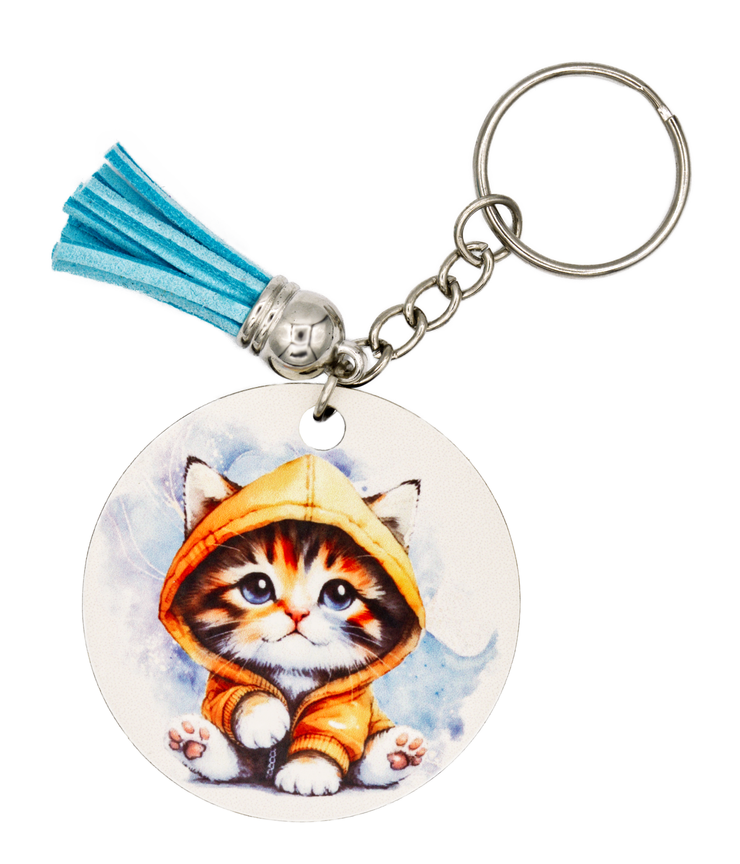 Hooded Cat Keychains