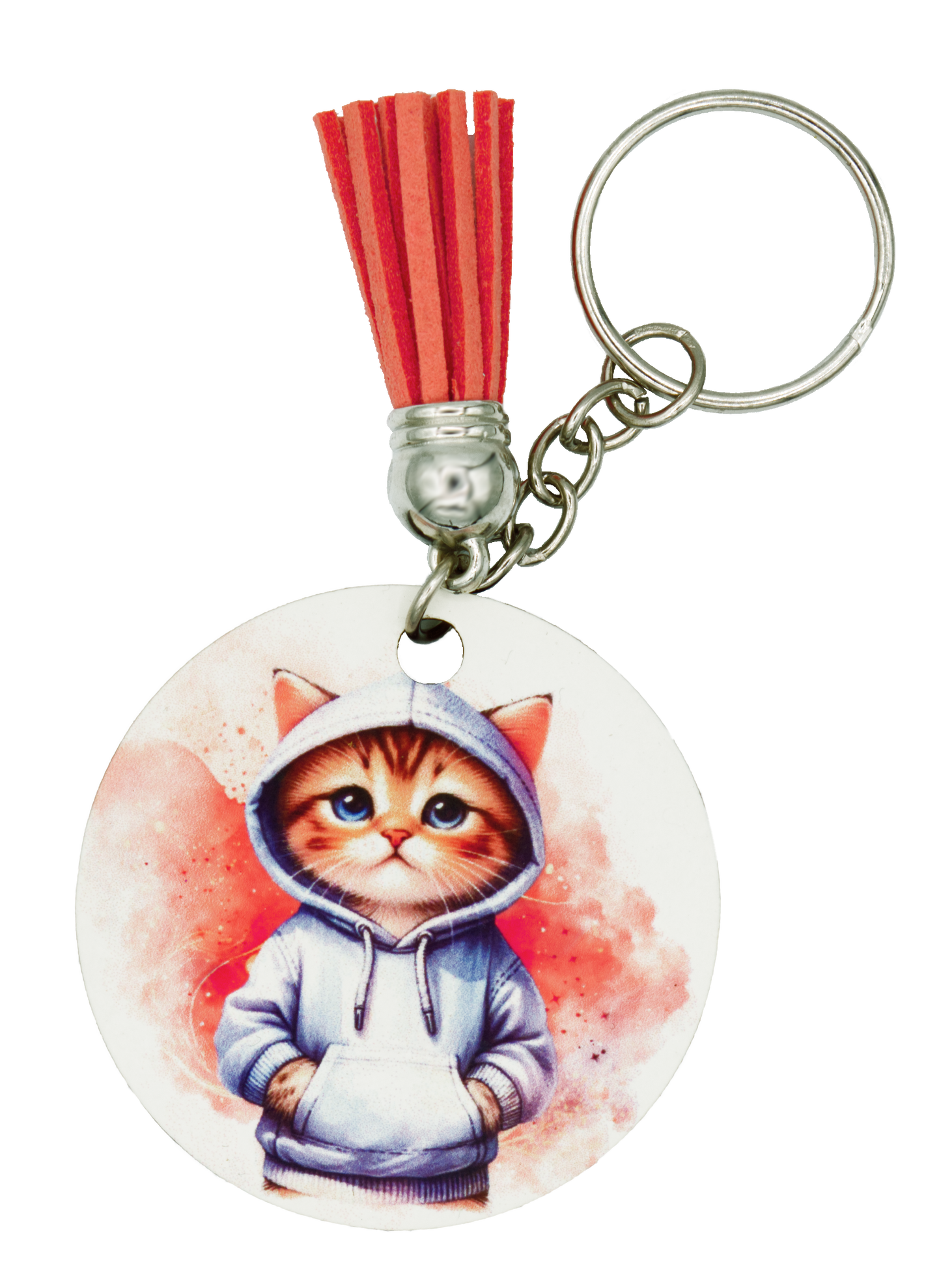 Hooded Cat Keychains