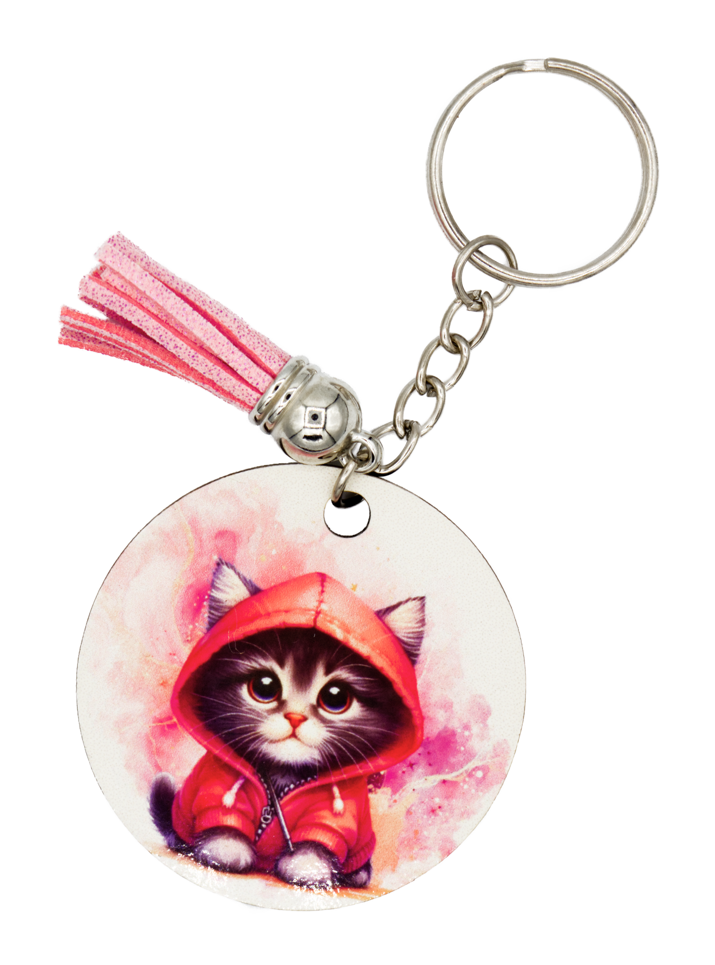 Hooded Cat Keychains
