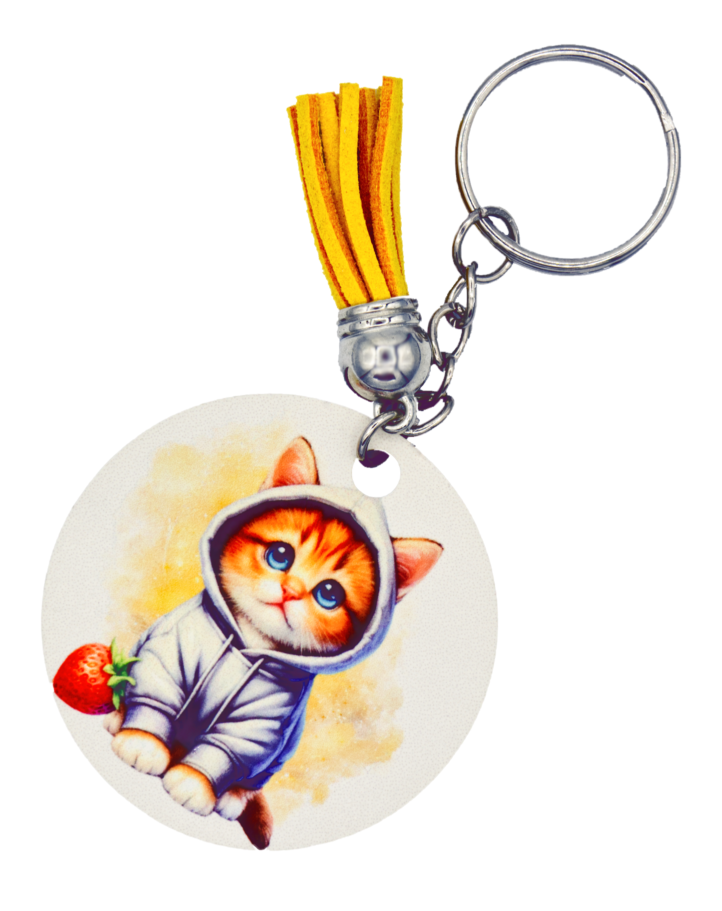 Hooded Cat Keychains